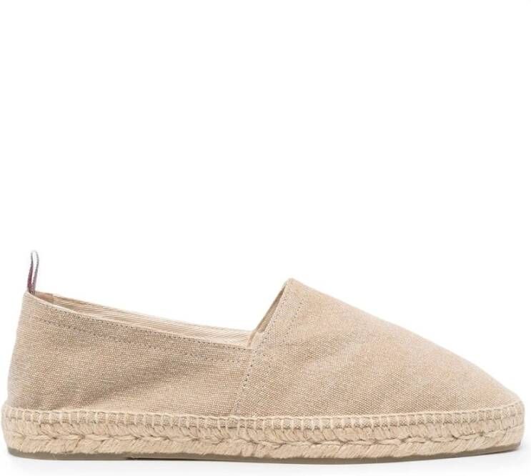 Castañer Lage Schoenen Elegante Espadrilles Pablo 002 voor de Moderne Man Beige Heren