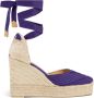 Castañer Espadrilles met 11 cm sleehak. Purple Dames - Thumbnail 1