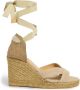 Castañer Espadrilles met 9 cm sleehak. Beige Dames - Thumbnail 1