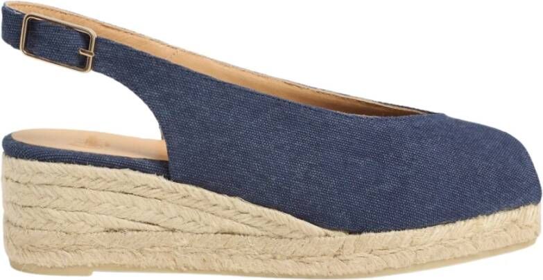 Castañer Espadrilles MET Sleehak Blue Dames