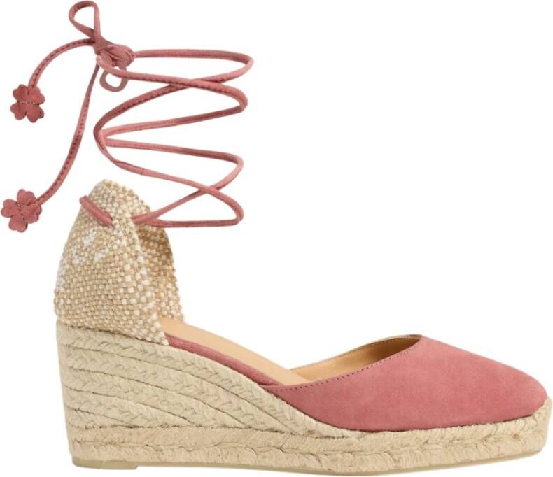 Castañer Espadrilles MET Sleehak Pink Dames