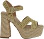 Castañer Stijlvolle Espadrille Sandalen voor Vrouwen Yellow Dames - Thumbnail 8