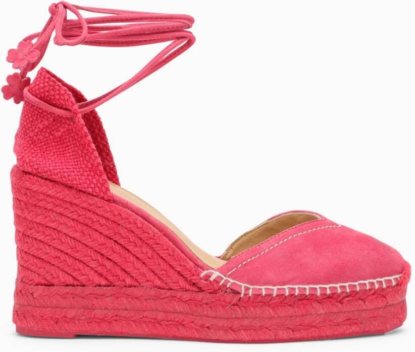 Castañer Hoge Espadrilles Sandalen Pink Dames