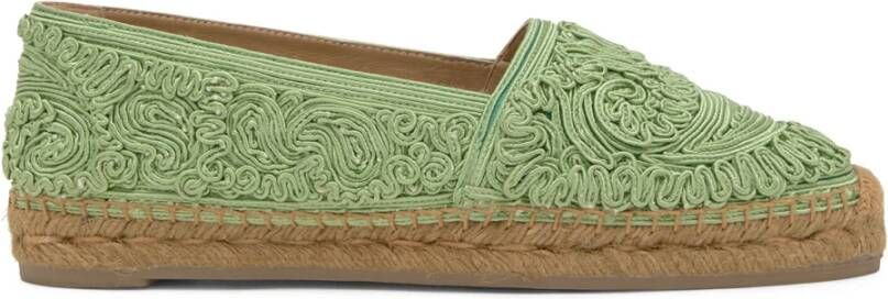 Castañer Kenda Paisley Etro T 271 · Platte Espadrille Green Dames