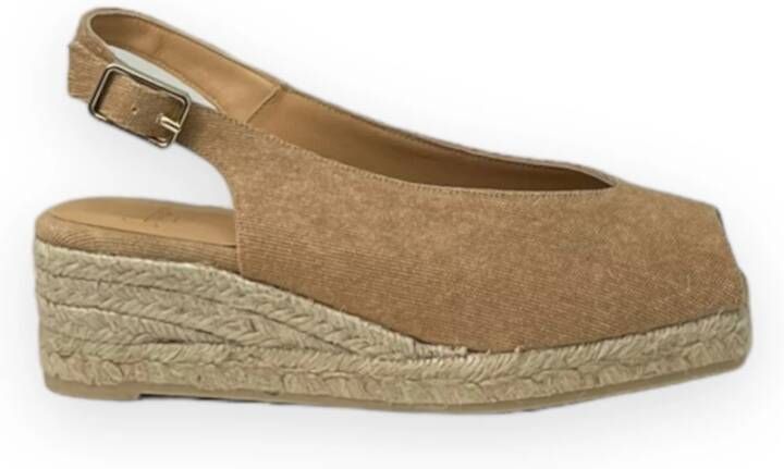 Castañer Lage Hak Sleehak Schoenen Beige Dames