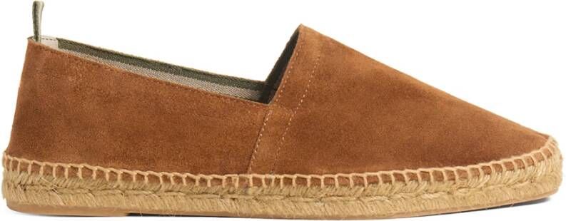 Castañer Pablo espadrilles van splitleer met taupe jute met de hand genaaid in Spanje. Brown Heren