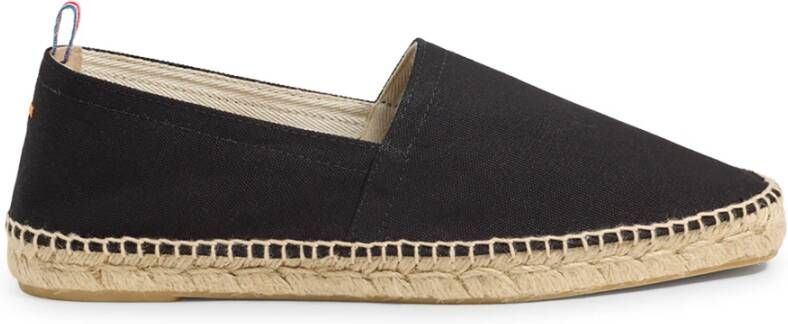 Castañer Pablo katoenen espadrilles met de hand genaaid in Spanje. Black Heren