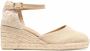 Castañer Hoge Wig Ivoor Espadrilles Sandalen Beige Dames - Thumbnail 14