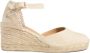 Castañer Ivoor Katoenen Sleehak Espadrilles White Dames - Thumbnail 1