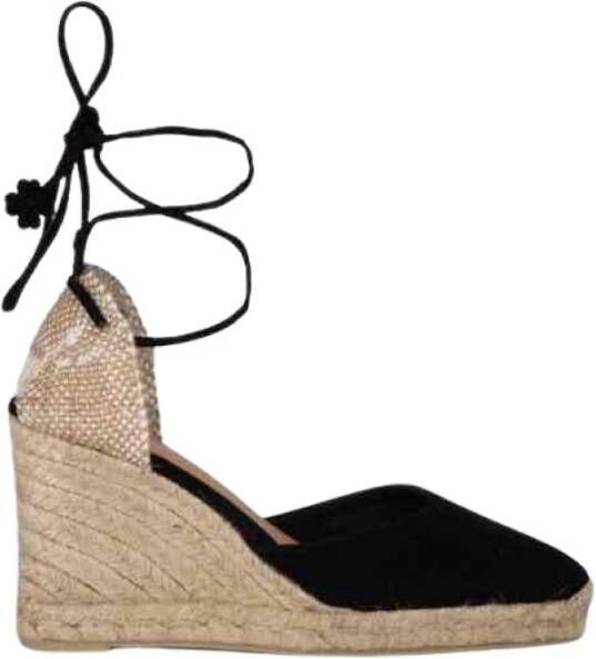 Castañer Stijlvolle Espadrille Sandalen voor Vrouwen Black Dames