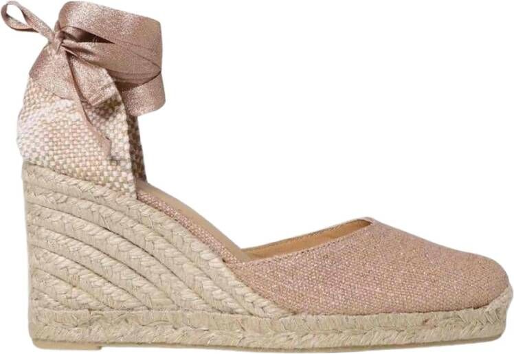 Castañer Stijlvolle Espadrille Sandalen voor Vrouwen Pink Dames