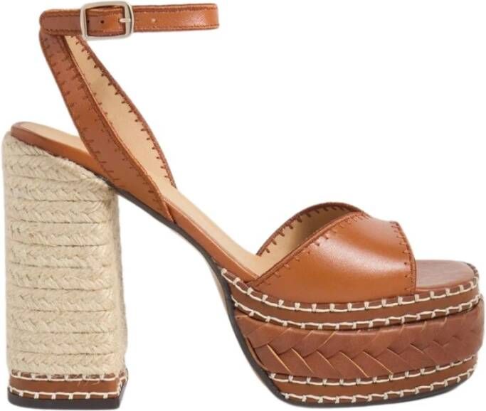 Castañer Stijlvolle Espadrilles voor Zomeroutfits Brown Dames