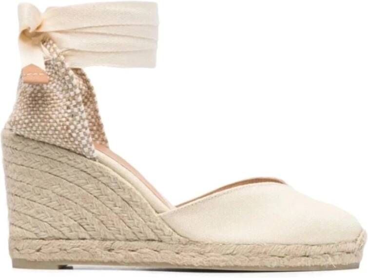 Castañer Stijlvolle Espadrilles voor Zomeroutfits White Dames