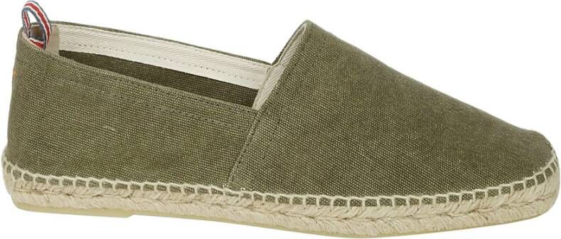 Castañer Groene Canvas Espadrilles Amandel Teen Instapper Green Heren