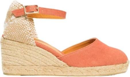 Castañer Verhoog je zomergarderobe met Espadrilla-wiggen Pink Dames