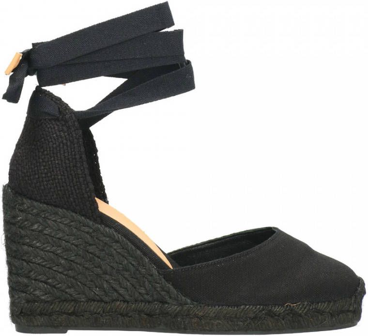 Castañer Carina C Espadrilles Modieuze en Comfortabele Sleehakken Black Dames