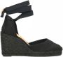 Castañer Carina C Espadrilles Modieuze en Comfortabele Sleehakken Black Dames - Thumbnail 1