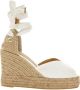 Castañer Jute wedge espadrilles met veters White Dames - Thumbnail 1