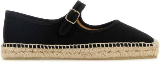 Castañer Zwarte Canvas Espadrilles Black Dames