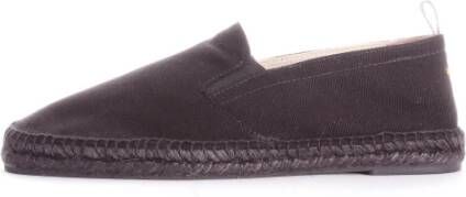 Castañer Zwarte Canvas Espadrilles voor Heren Black Heren