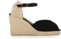 Castañer Zwarte Espadrilles met Enkelband Black Dames - Thumbnail 1