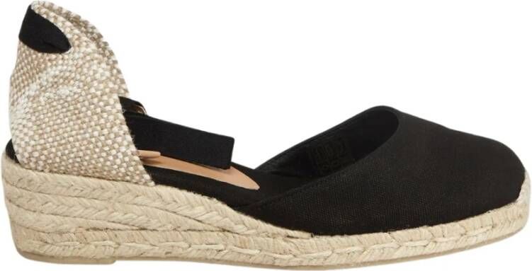 Castañer Verhoog je zomerse stijl met Tina Jute Espadrilles Black Dames