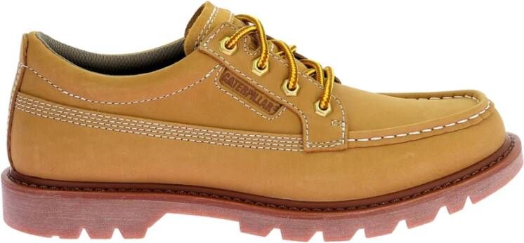 Caterpillar Moc Toe Low P726123 Mannen Beige Sneakers