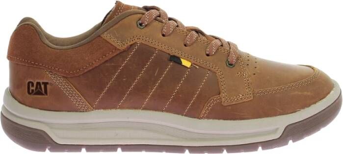 CAT Comfortabele Lage Sneakers Apa Cush Brown Heren