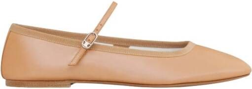 Celine Elegante Ballerina Schoenen Beige Dames