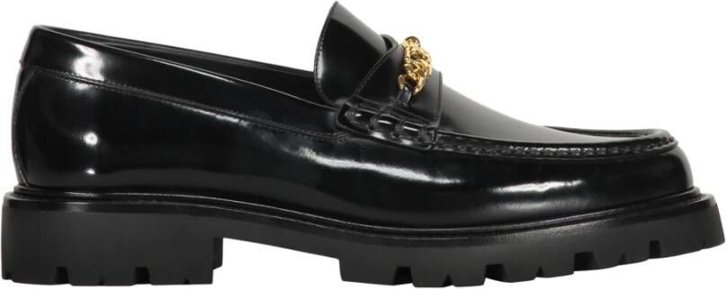 Celine Klassieke Leren Loafers Black Heren