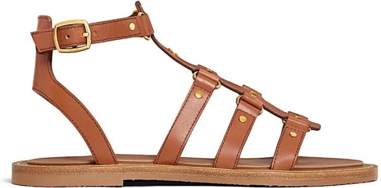 Celine Stijlvolle Sandalen voor Zomeroutfits Brown Dames