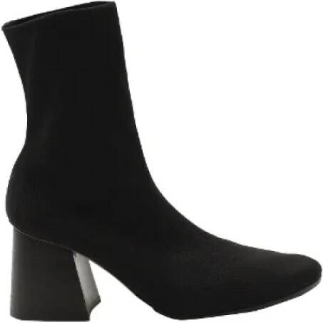 Celine Vintage Pre-owned Fabric boots Black Dames