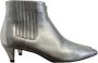 Celine Vintage Pre-owned Leather boots Gray Dames - Thumbnail 1