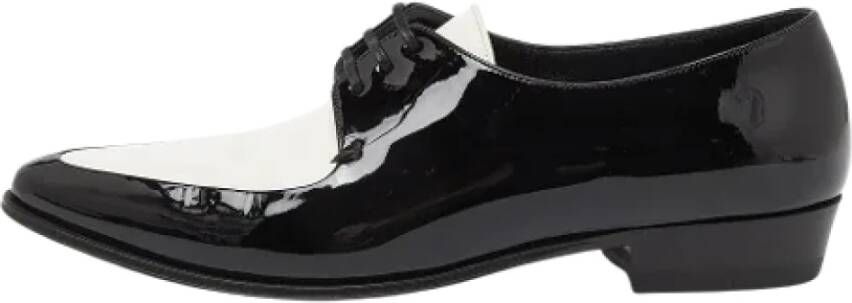 Celine Vintage Pre-owned Leather flats Black Dames