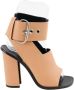 Celine Vintage Pre-owned Leather heels Beige Dames - Thumbnail 1