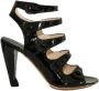 Celine Vintage Pre-owned Leather heels Black Dames - Thumbnail 1