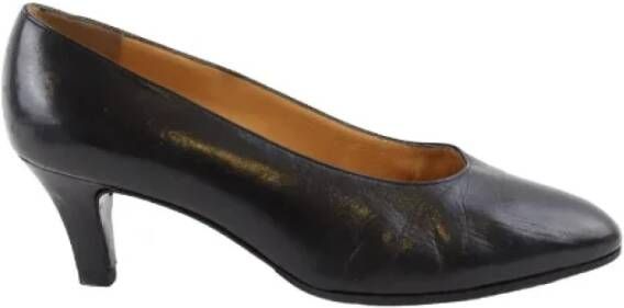 Celine Vintage Pre-owned Leather heels Black Dames