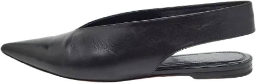 Celine Vintage Pre-owned Leather mules Black Dames