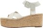 Celine Vintage Pre-owned Leather sandals White Dames - Thumbnail 1