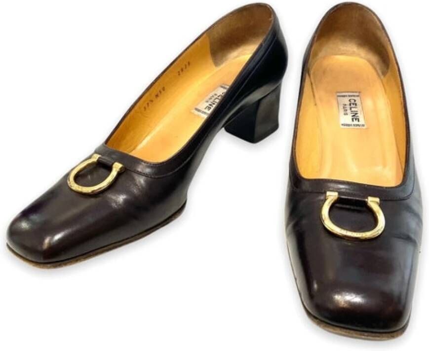 Celine Vintage Pre-owned Pumps Brown Dames