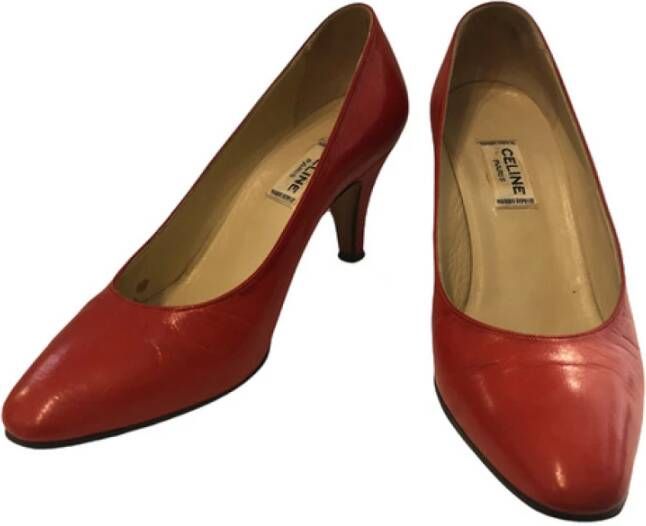 Celine Vintage Pre-owned Pumps Red Dames