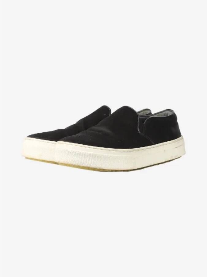 Celine Vintage Pre-owned Satin sneakers Black Dames