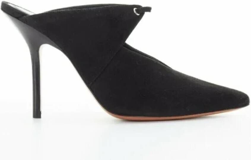 Celine Vintage Pre-owned Suede heels Black Dames