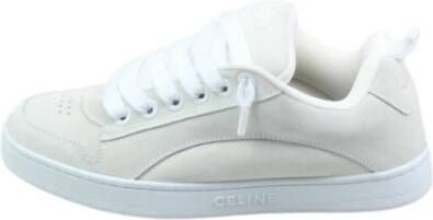 Celine Witte Sneaker Suède Kalfsleer & Mesh White Heren