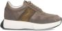 Cerruti 1881 Beige Leren Platform Sneakers met Logo Beige Dames - Thumbnail 5