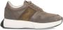 Cerruti 1881 Beige Leren Platform Sneakers met Logo Beige Dames - Thumbnail 9