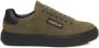 Cerruti 1881 Heren Leren Sneakers met Rubberen Zool Green Heren - Thumbnail 9