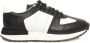 Cerruti 1881 Leren Hoge Zool Sneakers Zwart Wit Black Heren - Thumbnail 1