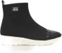 Cerruti 1881 Zwarte High Top Sneakers met Zijlogo Black Dames - Thumbnail 9