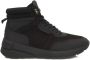 Cerruti 1881 Hoge Top Leren Sneakers Rubberen Zool Black Heren - Thumbnail 5